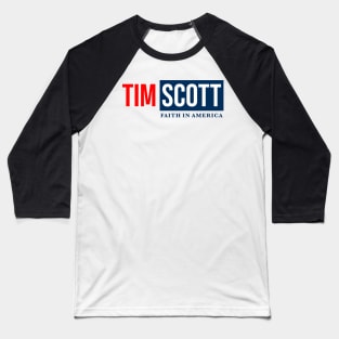 Tim Scott For President Baseball T-Shirt